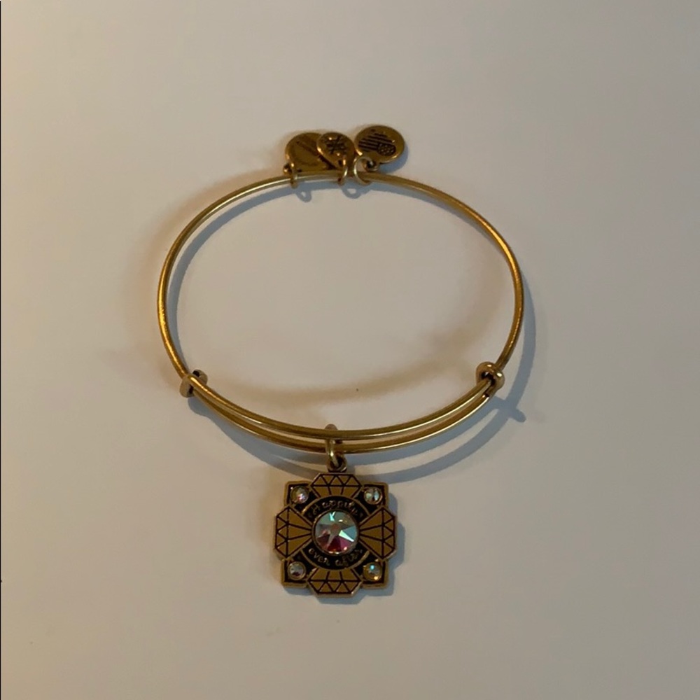 Alex and Ani Gold Bride Bangle Gold Finish